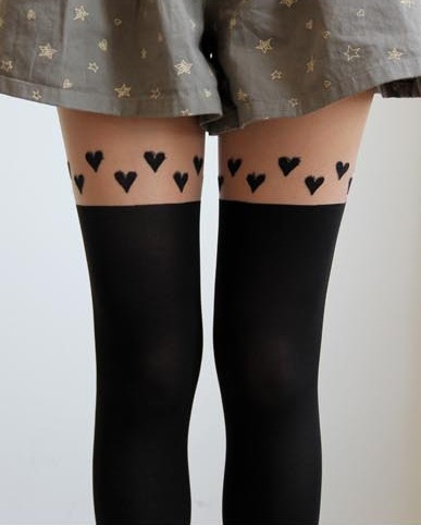 thigh high sock tights