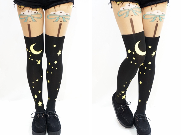 Pastel goth outlet tights