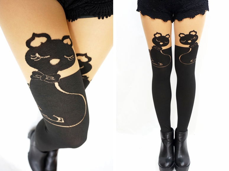 Kawaii Cat Stocking Tights