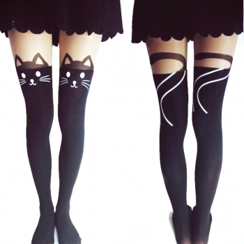 Kitty Cat With Tail Tights..