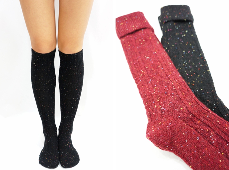 knee high sock booties